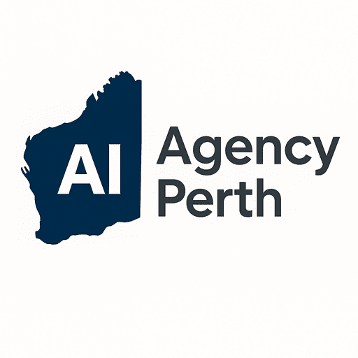 AI Agency Perth logo reduced MB AI Agency Perth logo showing a navy blue map of Western Australia