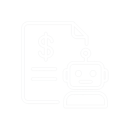 image showing an icon of an AI agent in Perth doing AI automated invoices optimized
